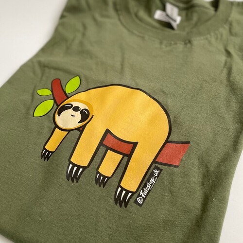 'Orange Sloth' Adults Tee