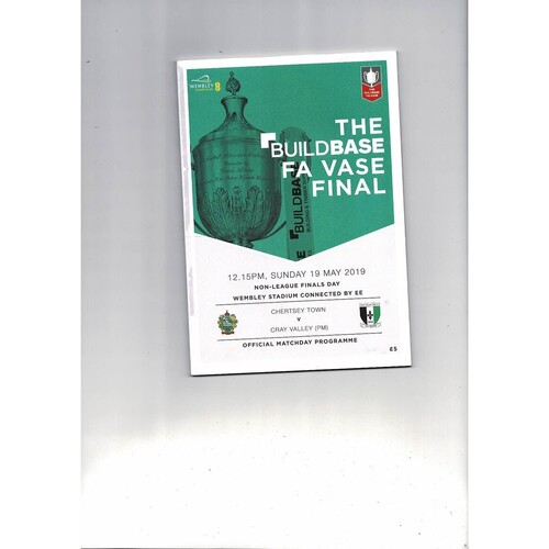 2019 AFC Fylde v Leyton Orient FA Trophy Final Double Football Programme