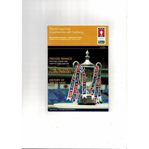 FA Vase Final Football Programmes