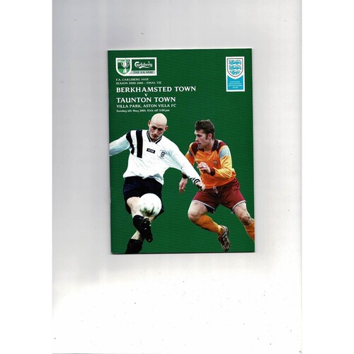 FA Vase Final Football Programmes