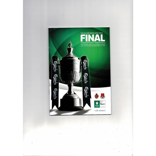 FA Vase Final Football Programmes