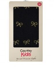 Black/Gold - Lurex Bow