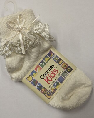 Venice Pearl Sock - Ivory