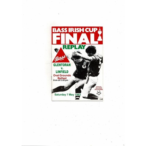 Northern Ireland Cup / Gold Cup Finals Football Programmes