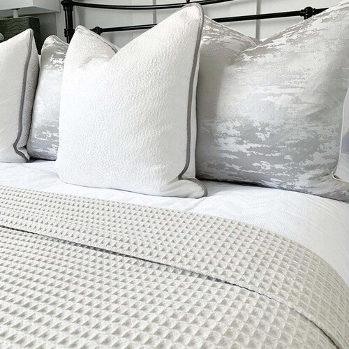 XL Cotton waffle throw