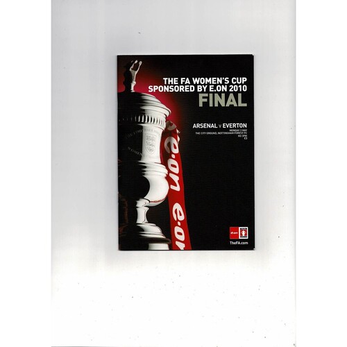 Women's FA Cup Final Football Programmes