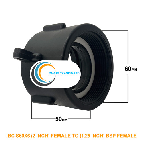 (2 inch) Female to (1.25 inch)  BSP Female