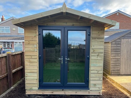 #PVC040 12x8 Apex Summer House