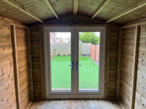 #PVC040 12x8 Apex Summer House