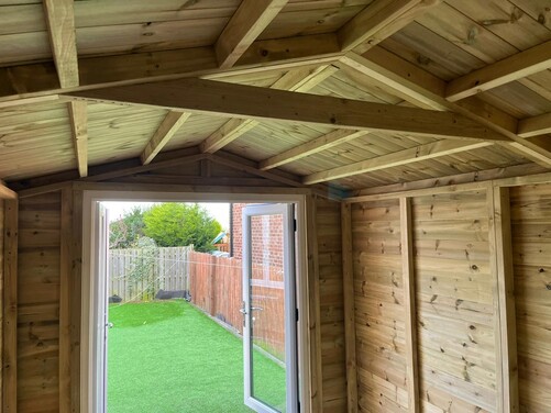 #PVC040 12x8 Apex Summer House