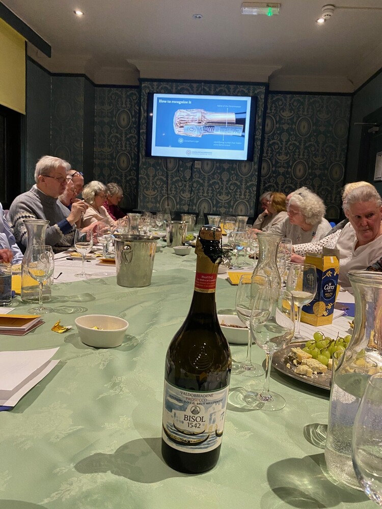 Once in a while all the wines show really well