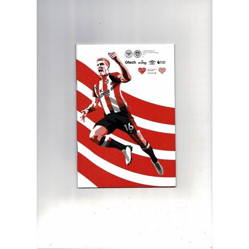 2023/24 Brentford v Manchester City Football Programme