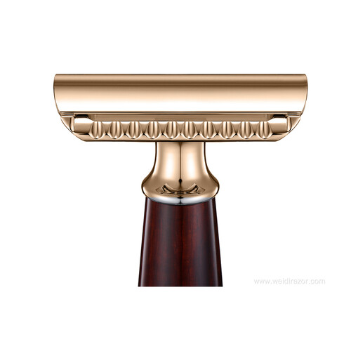 Double Edge Safety Shaving Razor in Green Sandalwood Retro