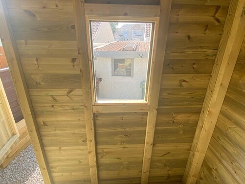 #A003 16x8 Apex Shed with Hot Tub Area