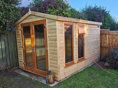 #PVC060 12x8 Apex Summer House