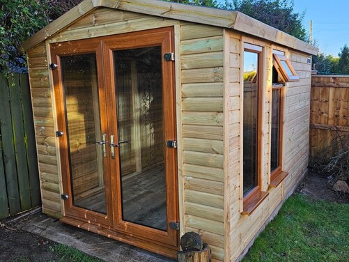 #PVC060 12x8 Apex Summer House