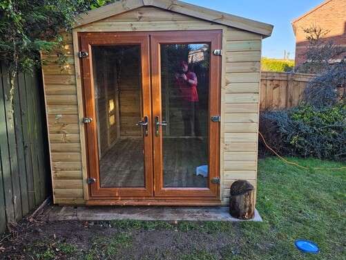 #PVC060 12x8 Apex Summer House