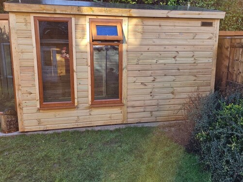 #PVC060 12x8 Apex Summer House