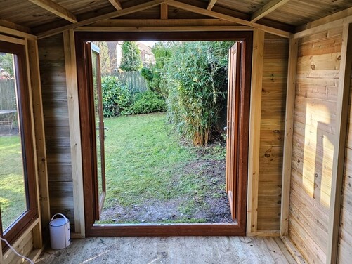 #PVC060 12x8 Apex Summer House