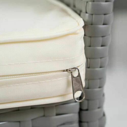 4pcs Rattan Outdoor Garden Furniture Sofa Set Table & Chairs (Roger Grey)