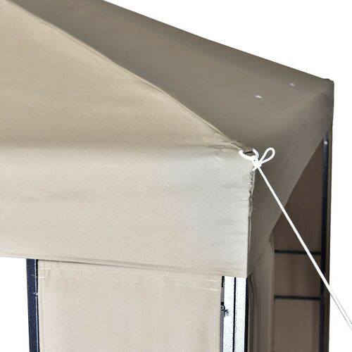 MAXIMUS® Garden Heavy Duty Gazebo 3m x 3m GAZEBO Pavilion Shelter Marquee Patio (BEIGE)