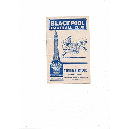 Blackpool Home Football Programmes