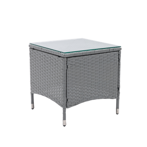 Sun Loungers Set Adjustable Rattan Garden Lounger Bed Recliner Outdoor (Venice Grey)