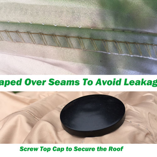 2m x 2m Gazebo Resistant Outdoor Garden Marquee Canopy (Green)