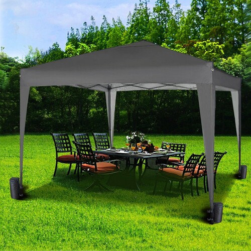 3m x 3m Gazebo Resistant Outdoor Garden Marquee Canopy No sides