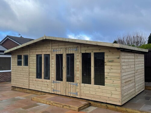 #SHA075 20x10 Apex Summer House