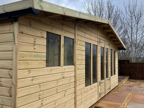 #SHA075 20x10 Apex Summer House