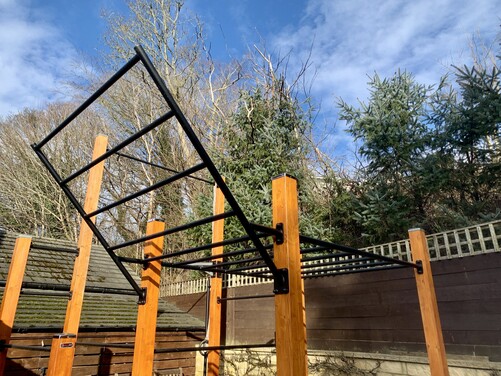 Monkey bars and wing bar package