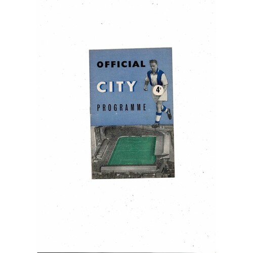 1958/59 Coventry City v Exeter City Football Programme