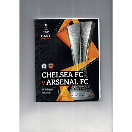 Europa League, UEFA/Fairs & Inter Toto Cup Final Football Programmes