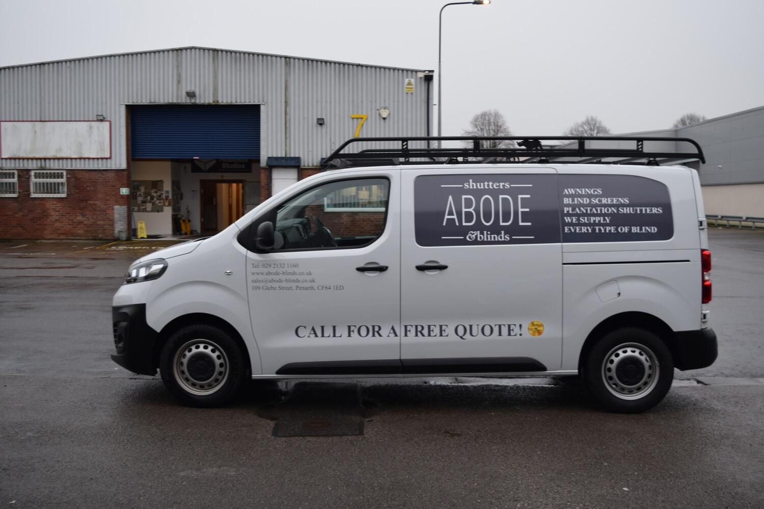 Abode Shutters & Blinds - Vauxhall Vivaro