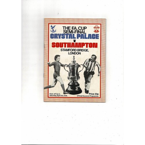 FA Cup Semi Final Football Programmes