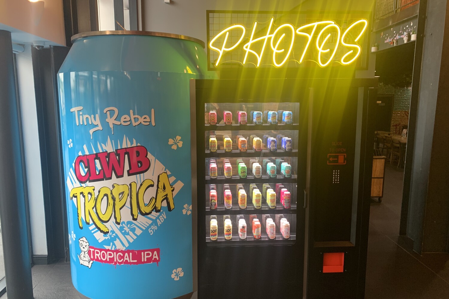 Concept Fabs - Tiny Rebel Can Photo Booth
