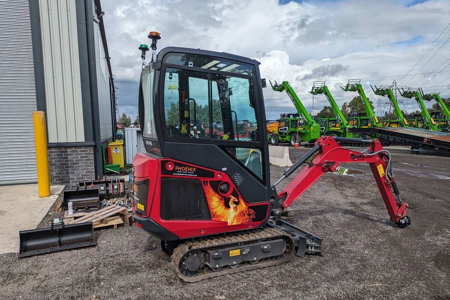 Phoenix Hire & Sales - Yanmar SV15 Excavator