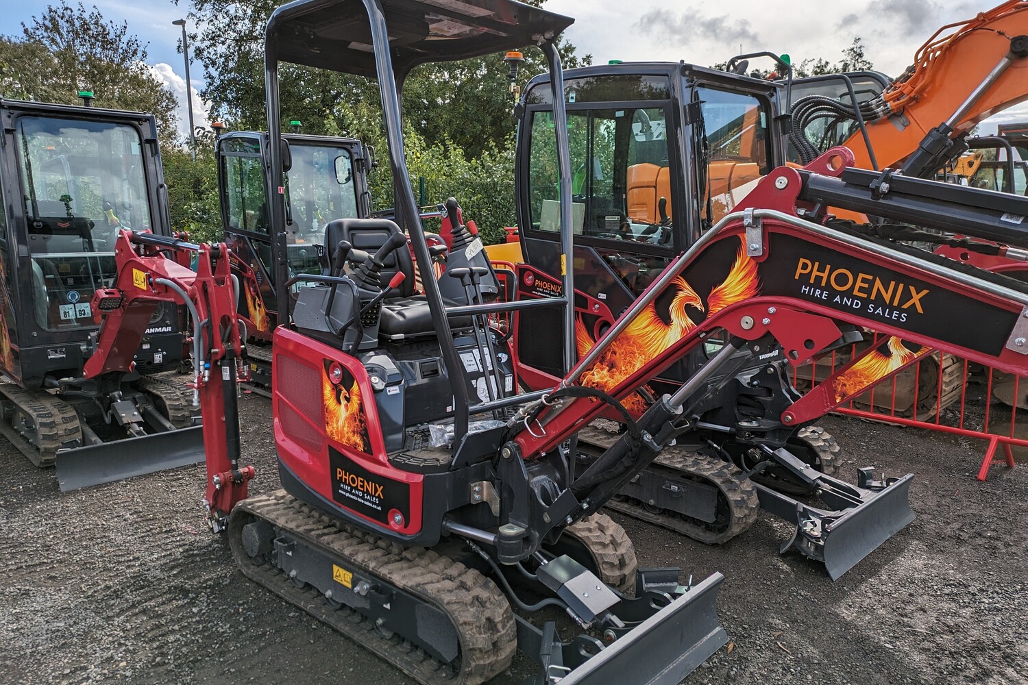 Phoenix Hire & Sales - Yanmar SV15 Excavator