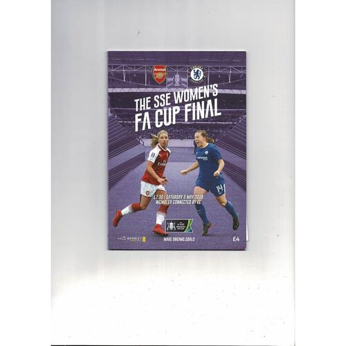Women's FA Cup Final Football Programmes