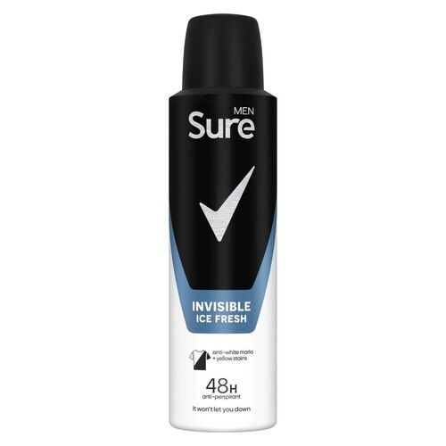 Sure For Men Invisible Ice Fresh 150ml