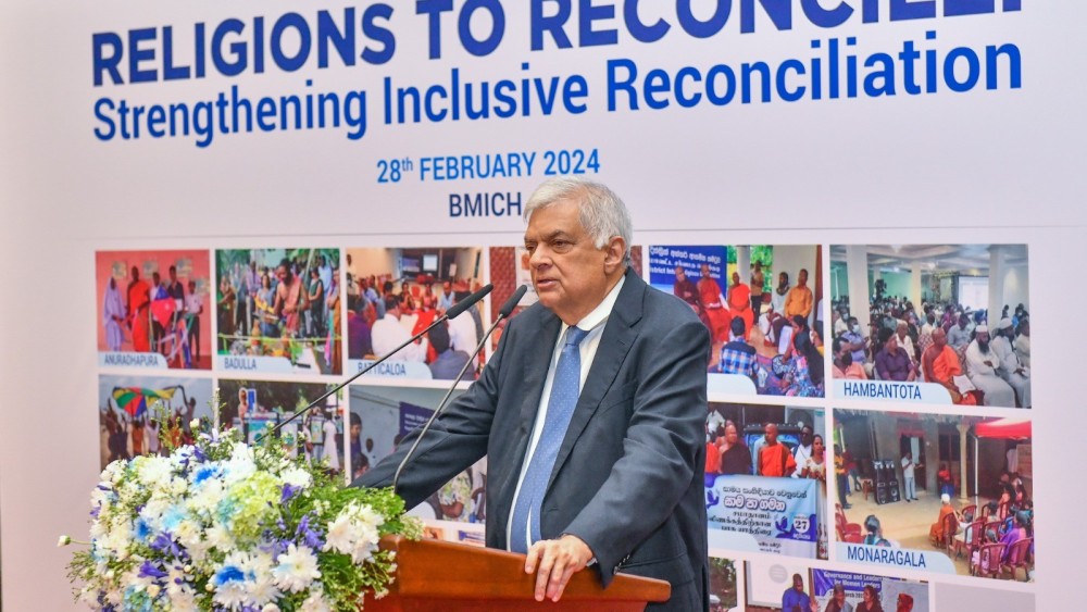 நல்லிணக்கத்தின் ஊடாக அபிவிருத்தியை அடைவதே அரசாங்கத்தின் நோக்கமாகும்