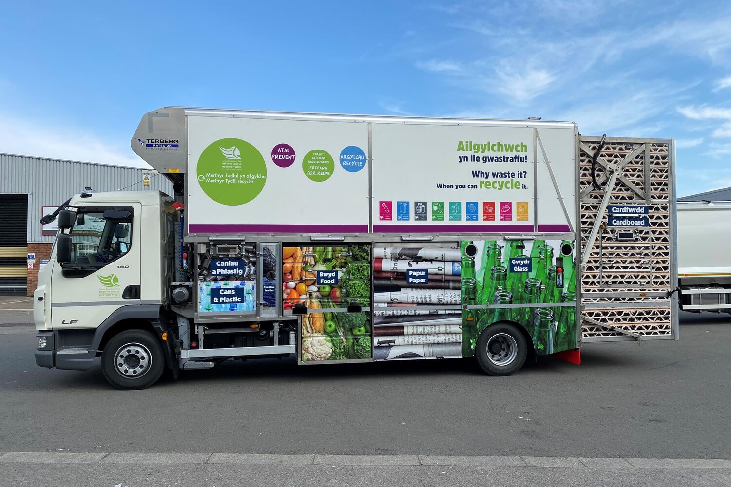 Merthyr County Council - 6x Recycling Truck