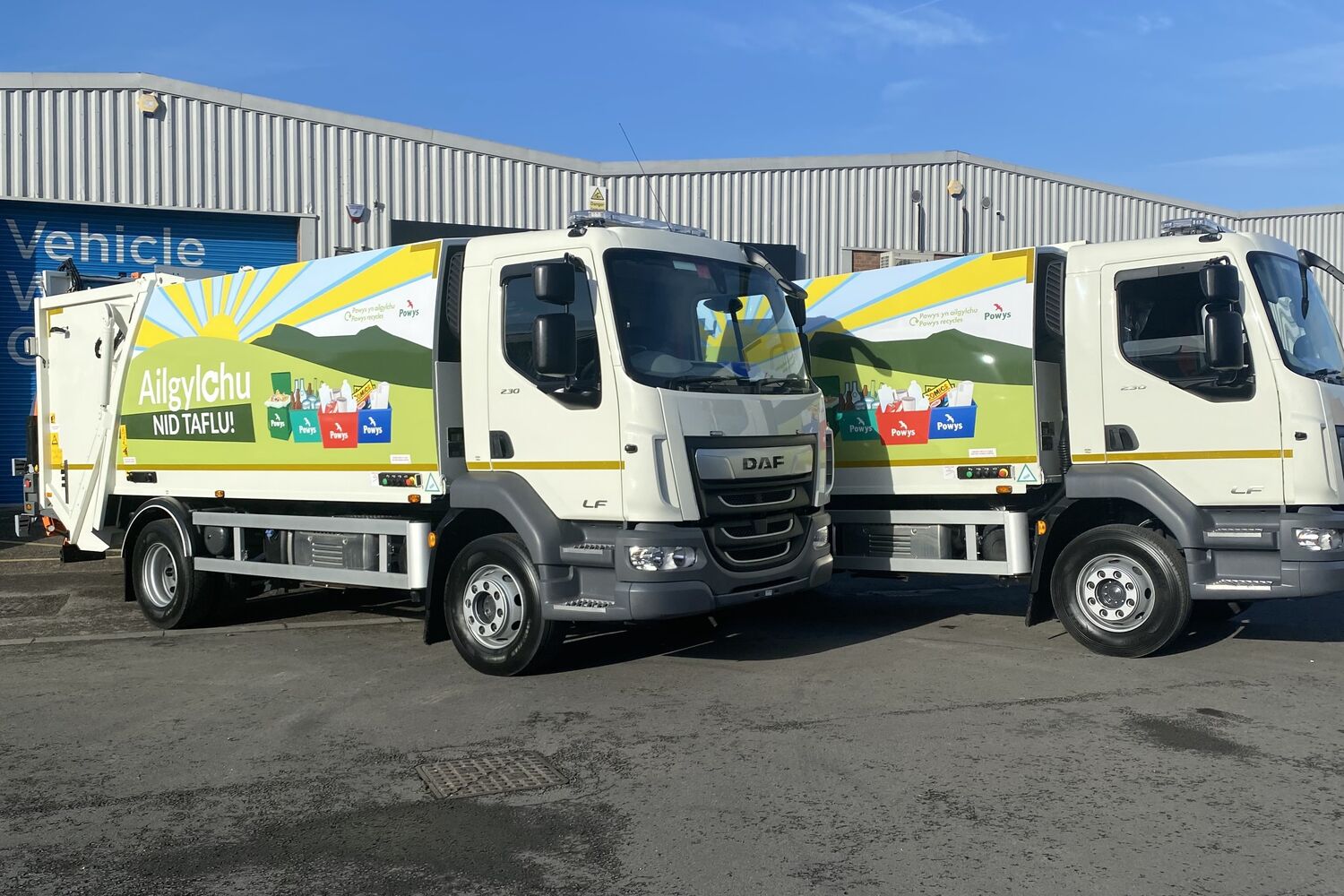 Powys County Council - 2x Recycling Truck