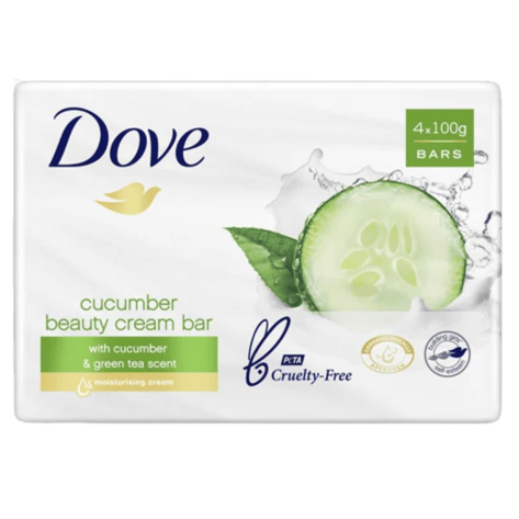 Dove Go Fresh Beauty Cream Bar Of Soap Fresh Touch 4x100g