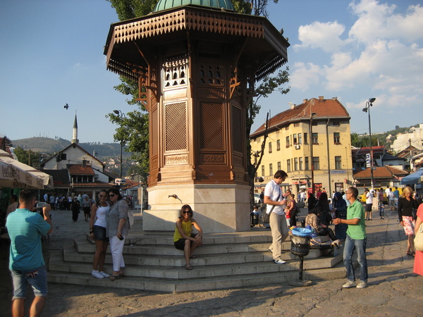 Charity work in Sarajevo