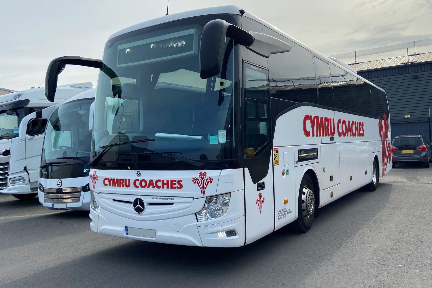 Cymru Coaches - 3x Mercedes Tourismo
