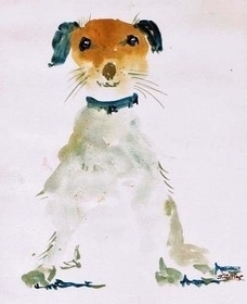 Drawing of a dog