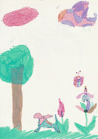 Drawing by Abi Collins age 6