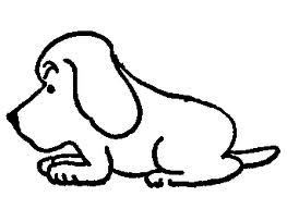 Drawing of a dog - Thurber